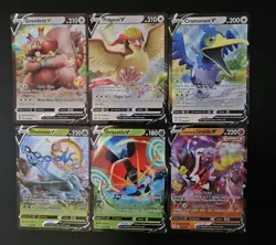Pokemon V Bulk Lot 6 Cards Pokemon TCG LP-NM - Image 1