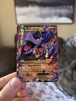 Pokemon TCG M Aerodactyl EX Rare Card XY98 XY Promo - Image 1