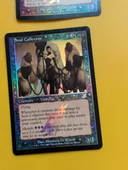 Soul Collector x2 Vampire rare MTG FOIL Shooting Star. Scourge 2003 2 Card. - Image 2