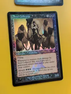 Soul Collector x2 Vampire rare MTG FOIL Shooting Star. Scourge 2003 2 Card. - Image 4