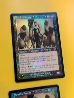 Soul Collector x2 Vampire rare MTG FOIL Shooting Star. Scourge 2003 2 Card. - Image 5