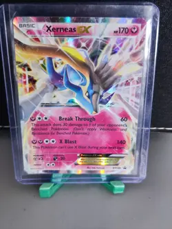 Xerneas EX XY149 NM Holo Promo XY Black Star Pokemon TCG Full Art Legendary Card - Image 1
