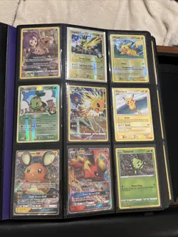 Pokemon Card Binder Collection 216 Cards (vintage-modern) - Image 1