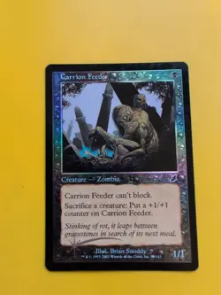 Carrion Feeder. Zombie MTG FOIL Shooting Star. Scourge 2003 Card. - Image 1