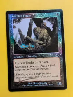 Carrion Feeder. Zombie MTG FOIL Shooting Star. Scourge 2003 Card. - Image 2