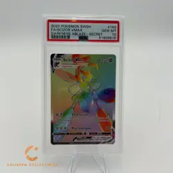 Pokemon Scizor Darkness Ablaze Secret VMAX SWSH #193 PSA 10 Graded Trading Card - Image 1