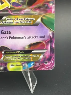 Pokemon TCG XY: Phantom Forces Mega M Gengar EX Holo Card 35/119 HP - Image 3