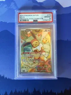 Eevee 173 Sv: Scarlet & Violet Promo Cards Holo PSA 10 - Image 1