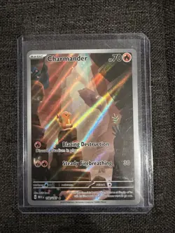 Pokemon TCG Charmander Card 168/165 SV Scarlet & Violet 151 Series - Image 1