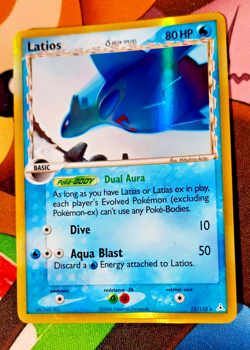 Latios 12/110 EX Holon Phantoms Delta Species Pokemon Card Holo Foil Rare LP - Image 1