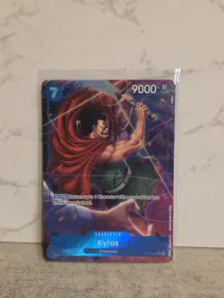 Kyros OP10-046 SR Foil Royal Blood One Piece CCG English Edition Alt Art NM Card - Image 1