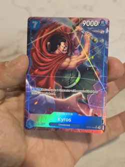 Kyros OP10-046 SR Foil Royal Blood One Piece CCG English Edition Alt Art NM Card - Image 3