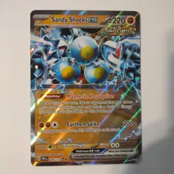 Sandy Shocks EX Holo Double Rare Pokemon Prismatic Evolutions Card 056/131 NM - Image 1