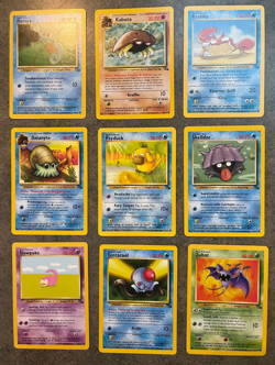 Pokemon Complete Fossil Com/Unc Australian 3rd Print 1999-2000 32 Cards NM/MP - Image 5