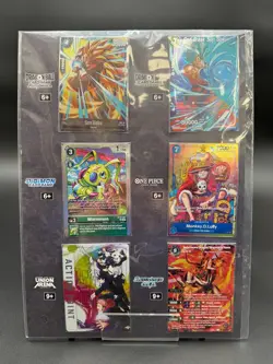 Bandai Card Fest Exclusive Foil Sheet, Monkey.D.Luffy P-043, SEALED - Image 1