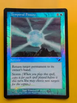 Temporal Fissure. Sorcery MTG FOIL Shooting Star. Scourge 2003 Card. - Image 2