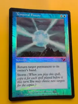 Temporal Fissure. Sorcery MTG FOIL Shooting Star. Scourge 2003 Card. - Image 3