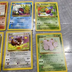 Pokemon TCG Jungle Card Lot With Venomoth Foil 1st Edition Card - Image 4