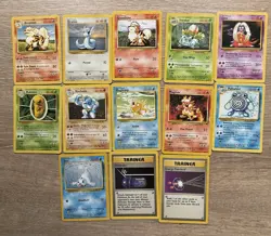 Pokemon Cards: Base Set Uncommon Bundle: 13 cards: HP - Image 1