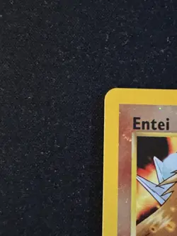 Entei 34 Swirl Black Star WOTC Movie Promo Reverse Holo Pokemon Card NM - Image 3