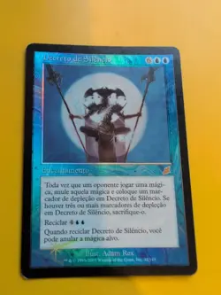 Decree of Silence. NON ENGLISH MTG FOIL Shooting Star. Scourge 2003 Card. - Image 2