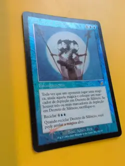 Decree of Silence. NON ENGLISH MTG FOIL Shooting Star. Scourge 2003 Card. - Image 3