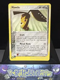 Pokemon Card Mawile 9/100 EX Sandstorm Holo Rare Light Play - Image 1