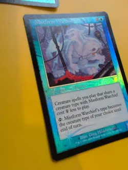 Mistform Warchief x3 illusion MTG FOIL Shooting Star. Scourge 2003 3 Card. - Image 4