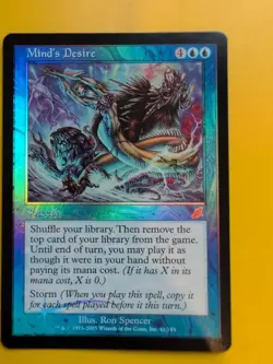 Mind's Desire rare sorcery MTG FOIL Shooting Star. Scourge 2003 Card. - Image 2