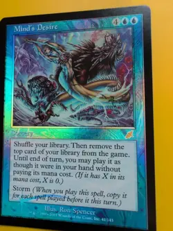 Mind's Desire rare sorcery MTG FOIL Shooting Star. Scourge 2003 Card. - Image 3
