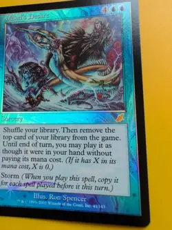 Mind's Desire rare sorcery MTG FOIL Shooting Star. Scourge 2003 Card. - Image 4