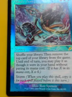 Mind's Desire rare sorcery MTG FOIL Shooting Star. Scourge 2003 Card. - Image 5