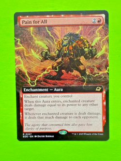 MTG Edge of Eternities - Pain for All - Extended Art - Non-Foil - Image 1