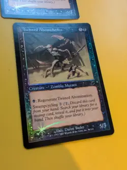 Twisted Abomination x2 Zombie mutant MTG FOIL Shooting Star. Scourge 2003 Card. - Image 2
