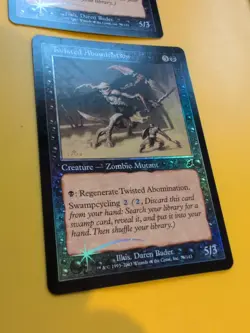 Twisted Abomination x2 Zombie mutant MTG FOIL Shooting Star. Scourge 2003 Card. - Image 3