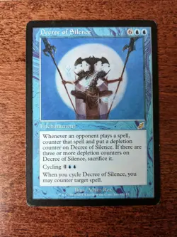 Decree of Silence LP Scourge SCG Magic the Gathering MTG - Image 1