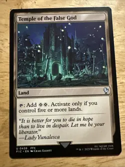 Temple of the False God [FINAL FANTASY Commander] Magic MTG - Image 1