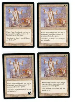 False Prophet X (4) Urza's Destiny MTG EX/NM Magic Playset - Image 1