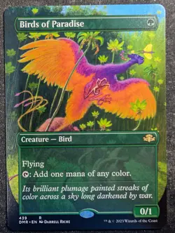 Birds of Paradise - Borderless - Dominaria Remastered (MTG) - Image 1