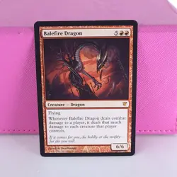 Magic The Gathering Innistrad Balefire Dragon 129 LP - Image 1