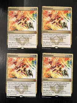 Perennation X4X NM/M Tarkir: Dragonstorm TDM Magic MTG - Image 1