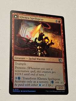 x1 Khenra Spellspear Gitaxian Spellstalker MOM MTG 0151 FOIL NM - Image 1