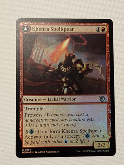 x1 Khenra Spellspear Gitaxian Spellstalker MOM MTG 0151 FOIL NM - Image 3
