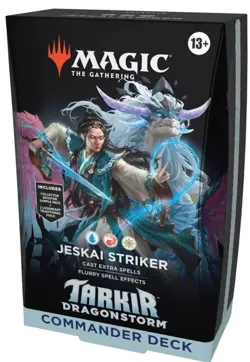 Magic the Gathering Tarkir Dragonstorm Commander Deck - Jeskai Striker - Image 1