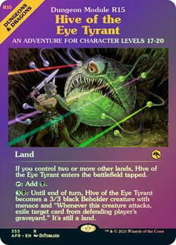 1x NM Hive of the Eye Tyrant [Dungeon Module Foil Showcase] - AFR MTG pack fresh - Image 1