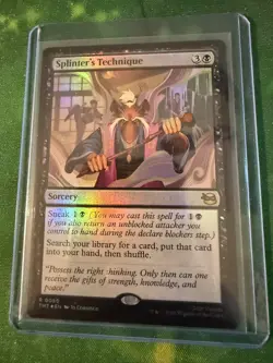 Splinter's Technique (Foil) - MTG TMNT Prerelease Mistake - Image 1