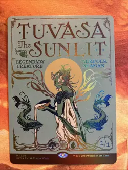 MTG Foil Reversible Showcase Tuvasa the Sunlit SLD: The Fairest Drop of All! - Image 1