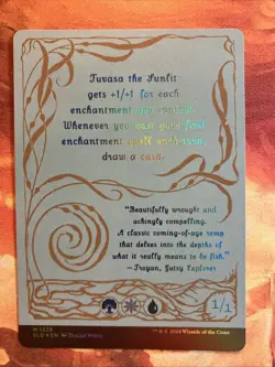 MTG Foil Reversible Showcase Tuvasa the Sunlit SLD: The Fairest Drop of All! - Image 2