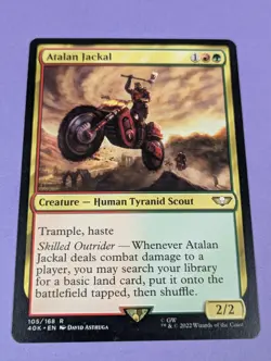 MTG Magic: Universes Beyond: Warhammer 40,000: Atalan Jackal #105/168 Rare - NM - Image 1
