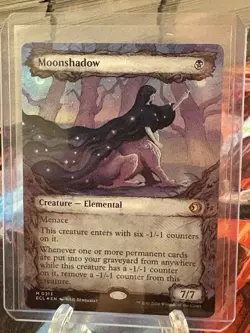 MTG MAGIC THE GATHERING Lorwyn Eclipsed FOIL MOONSHADOW MYTHIC RARE SHOWCASE - Image 1